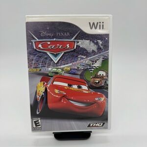Nintendo Wii Disney Pixar Cars Video Game Lightning McQueen Mater Rated E